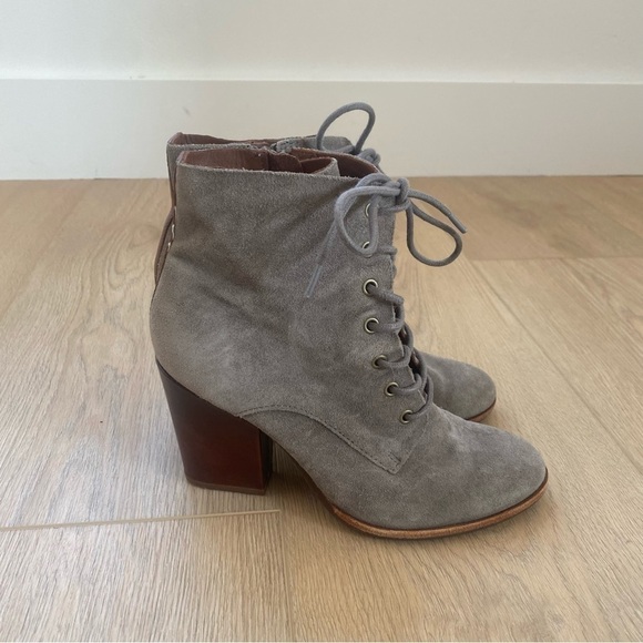 Kork- Ease Suede Lace Up Elfa Boots Size 7 - Picture 1 of 7